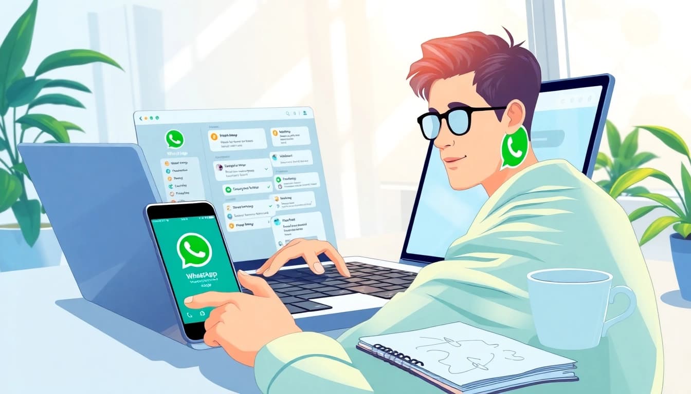 在现代工作场景中，使用快连VPN通过 WhatsApp Web 实现无缝沟通。