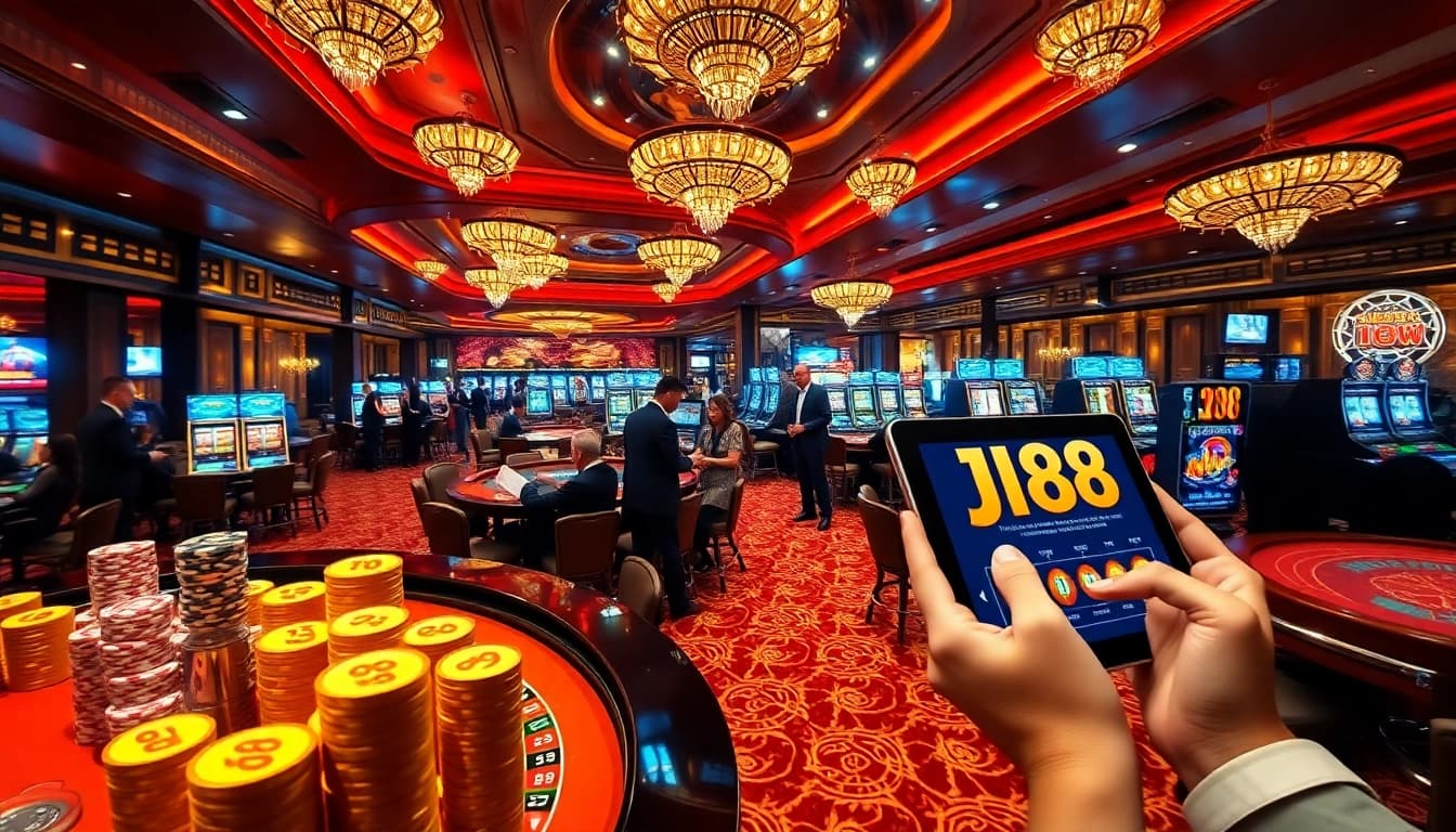 Experience luxury and excitement at J88 casino with vibrant games and thrilling bets.