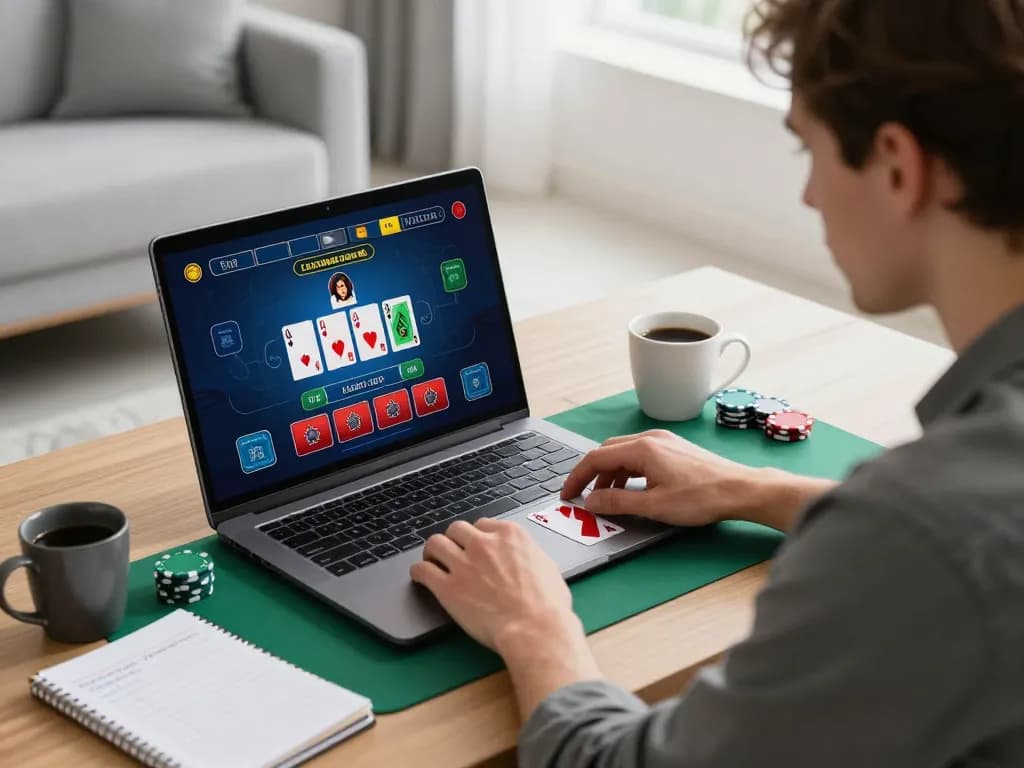 Engaging gameplay at sunwin, showcasing online blackjack strategy from the comfort of home.