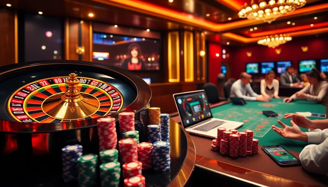 Experience the thrill of online gambling at https://mm88.sa.com/ with vibrant casino tables and exciting gameplay.