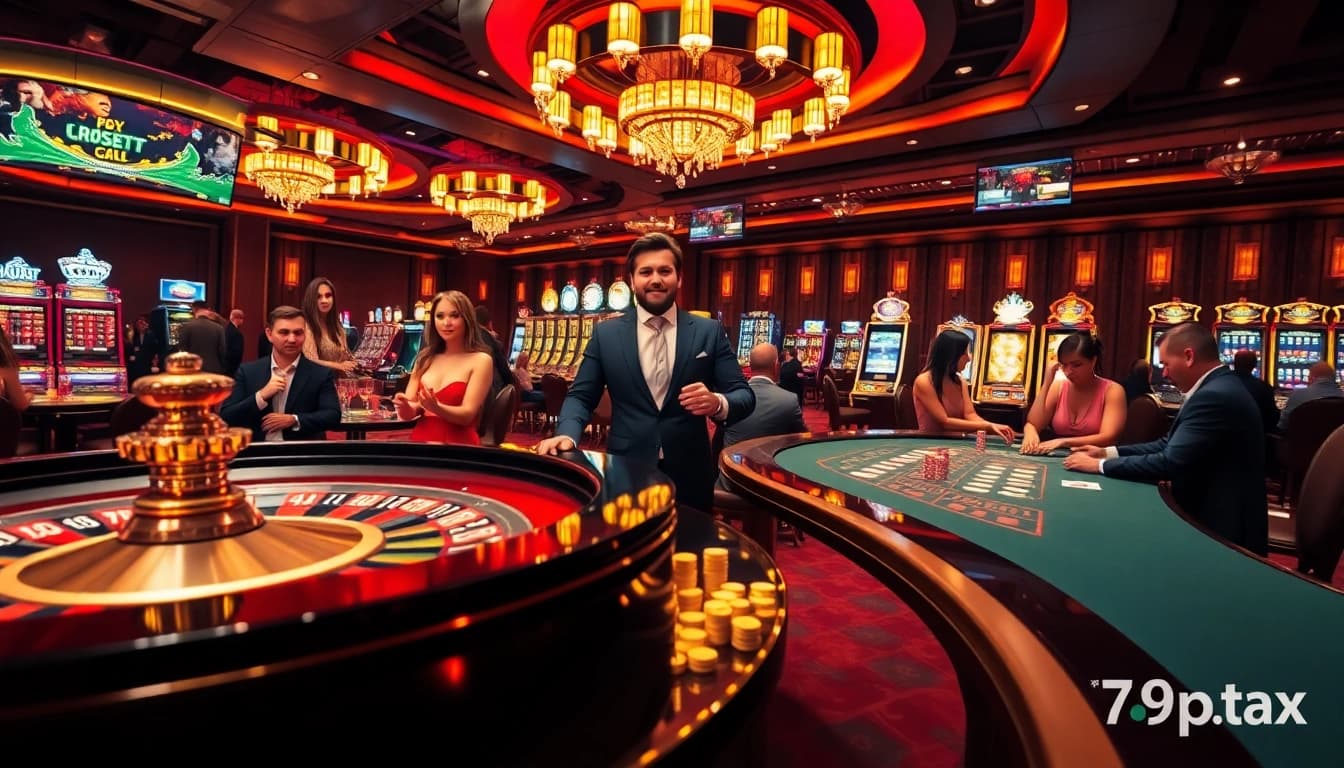 Experience thrilling games at 789p.tax with vibrant casino action featuring roulette and poker.