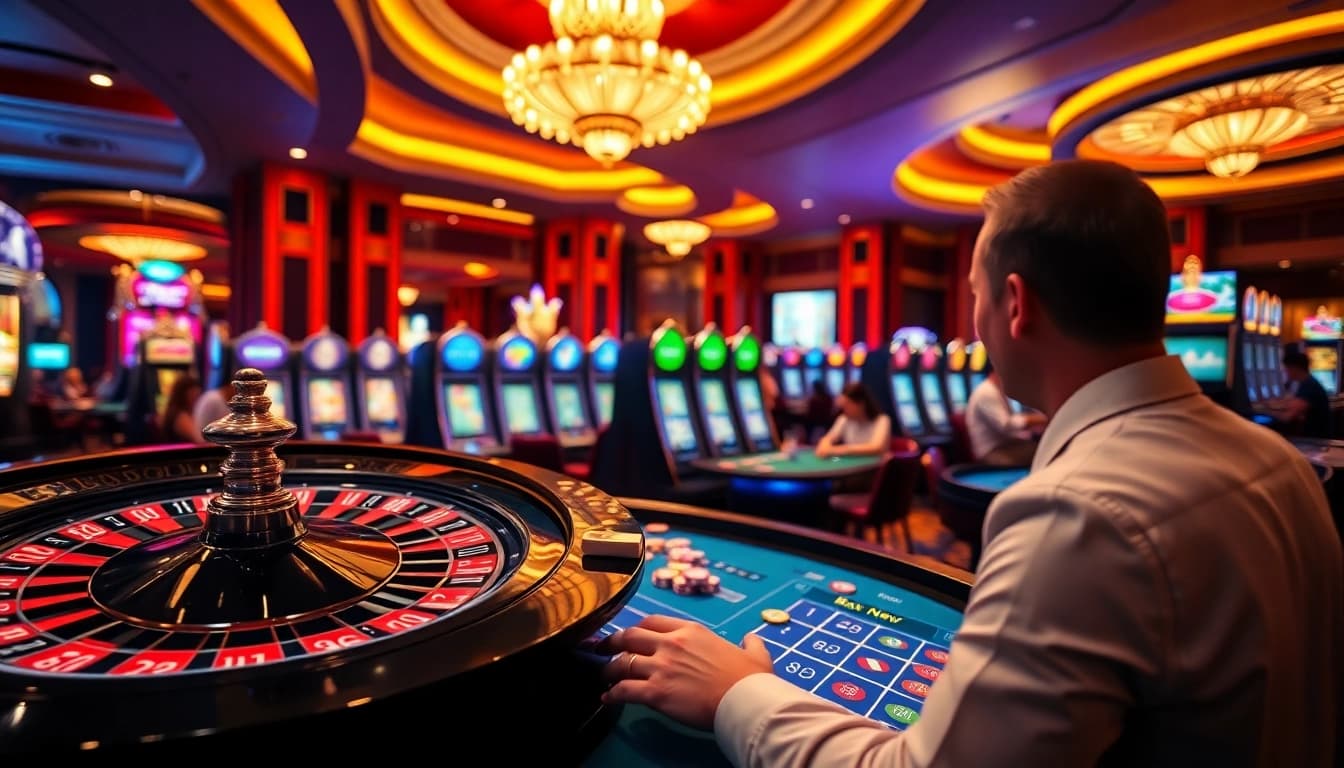 Experience the excitement of 888 new online gambling with vibrant casino visuals.