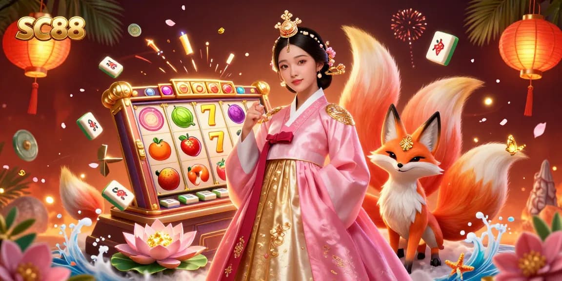 Experience winning excitement at SC88 with a vibrant 3D casino scene filled with jackpots and lucky symbols.