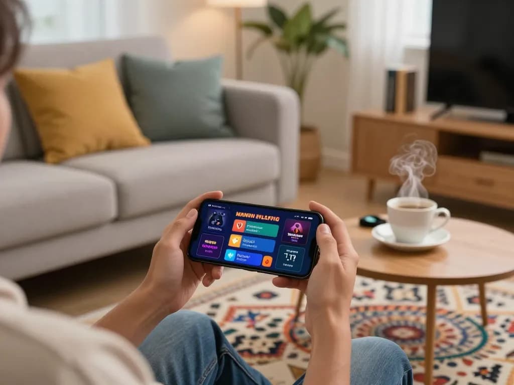 Engage in thrilling mobile gambling at 32win while enjoying a cozy home atmosphere.