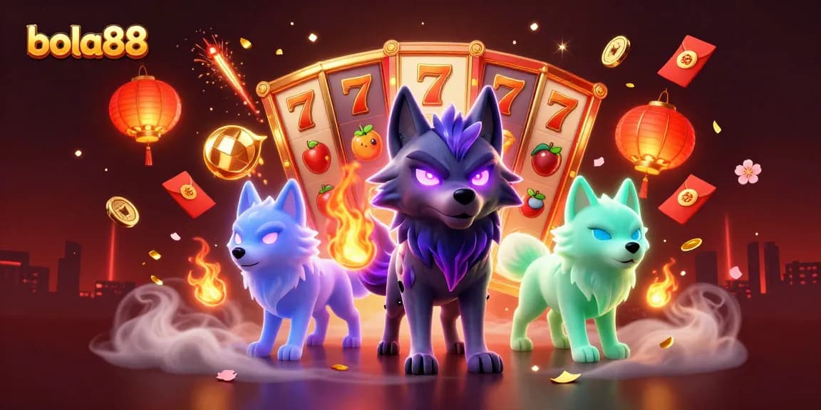 Bola88 captivates players with jackpot slots and engaging gameplay in an inviting casino scene.