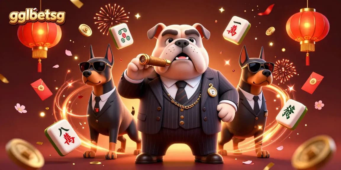 gglbetsg showcases thrilling bets amidst vibrant Chinese elements and festive confetti.