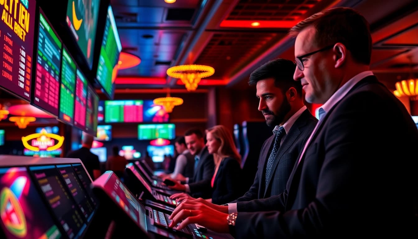 Engage with the excitement of online Betting at a vibrant digital casino.
