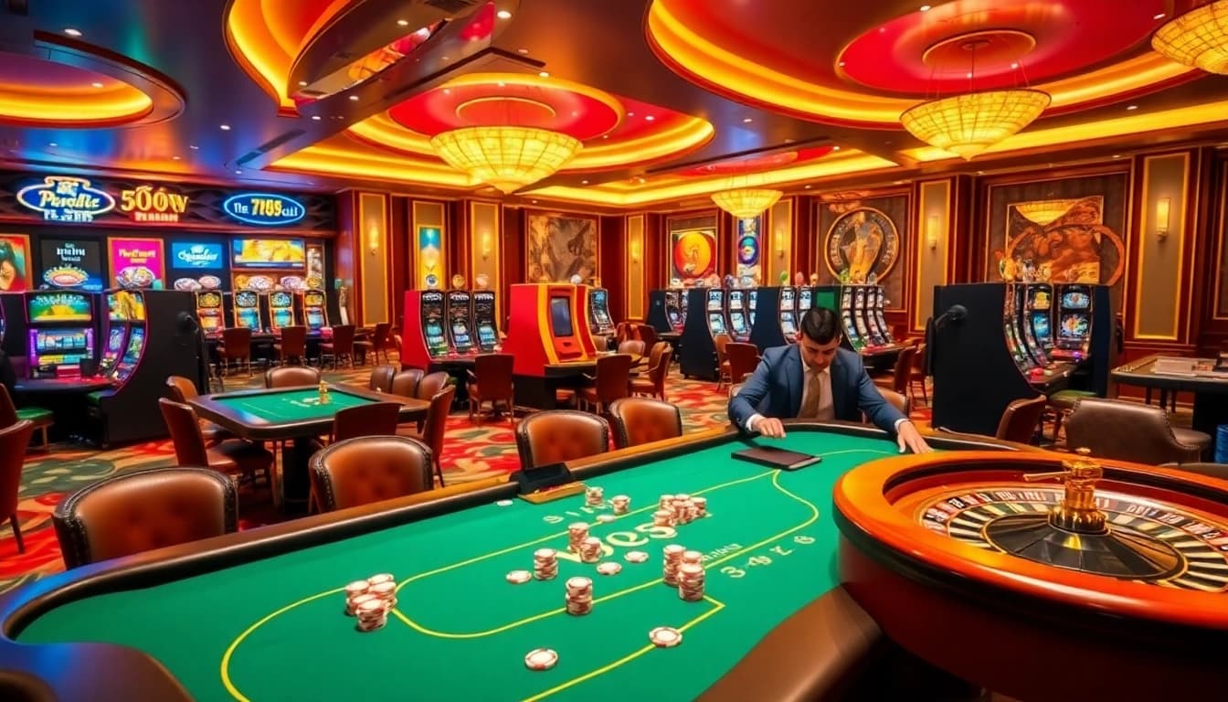 Experience the excitement of 789club with vibrant slot machines and high-stakes poker tables.