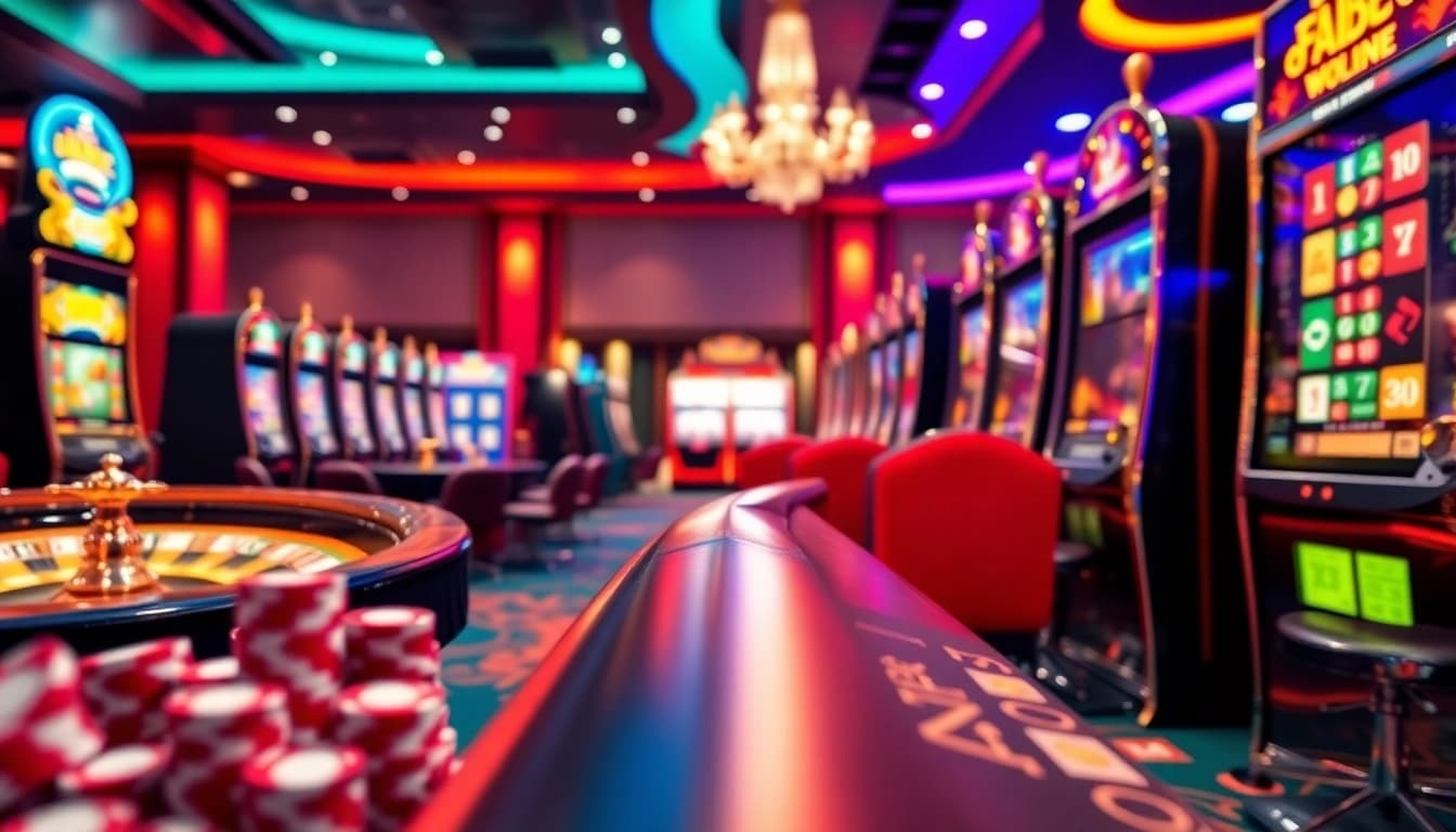 Experience the excitement of online gambling at f8bet trang chủ with vibrant casino visuals.