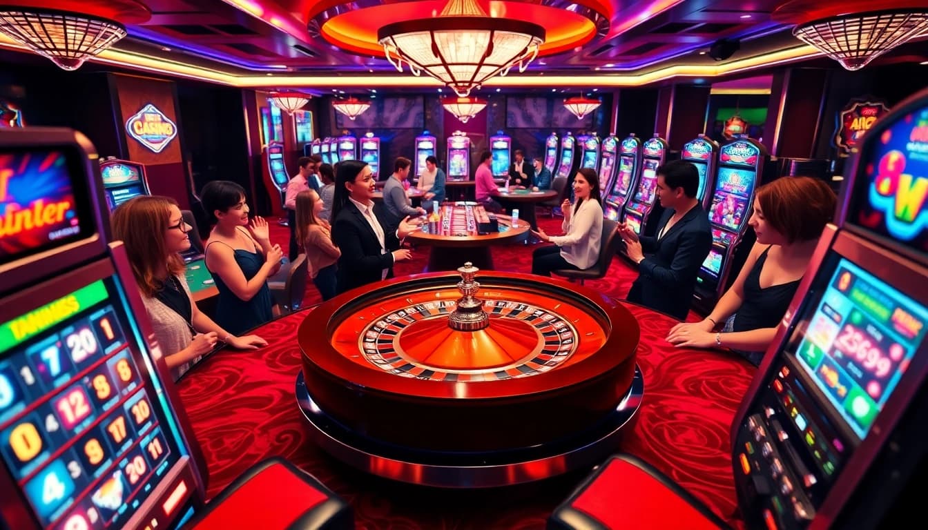 Experience the exciting ABC8 online betting with diverse games and vibrant casino visuals.
