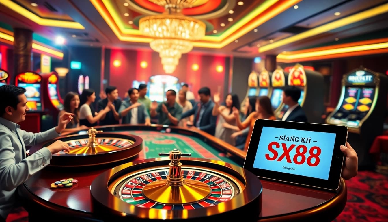 Join the exhilarating experience of Đăng Ký SX88 at our vibrant casino tables filled with thrilling games.