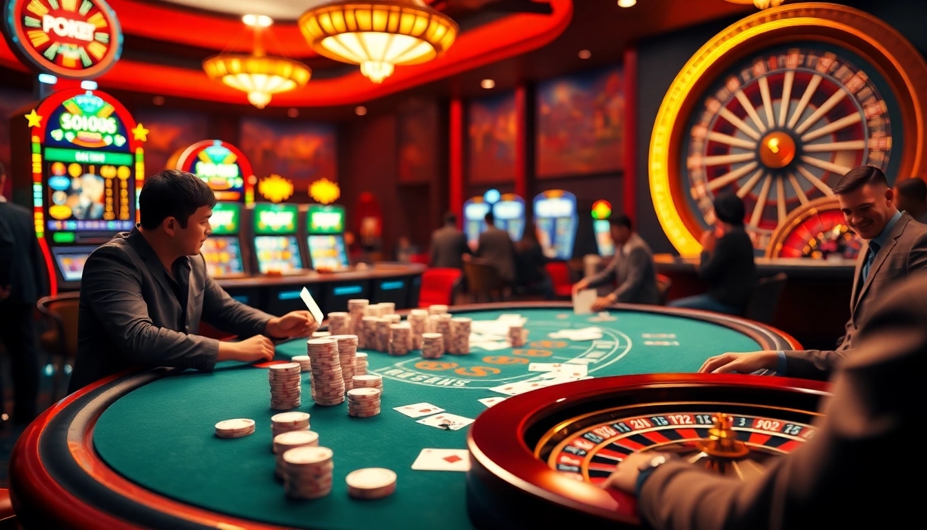 Experience thrilling gameplay at bomwin with vibrant slots and engaging poker action.