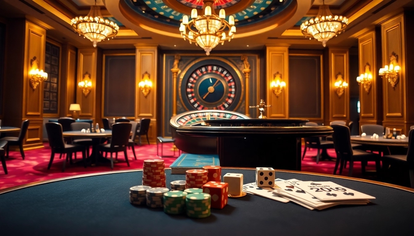 Experience the excitement of 79 king gaming in a luxurious casino atmosphere with poker tables and roulette wheels.