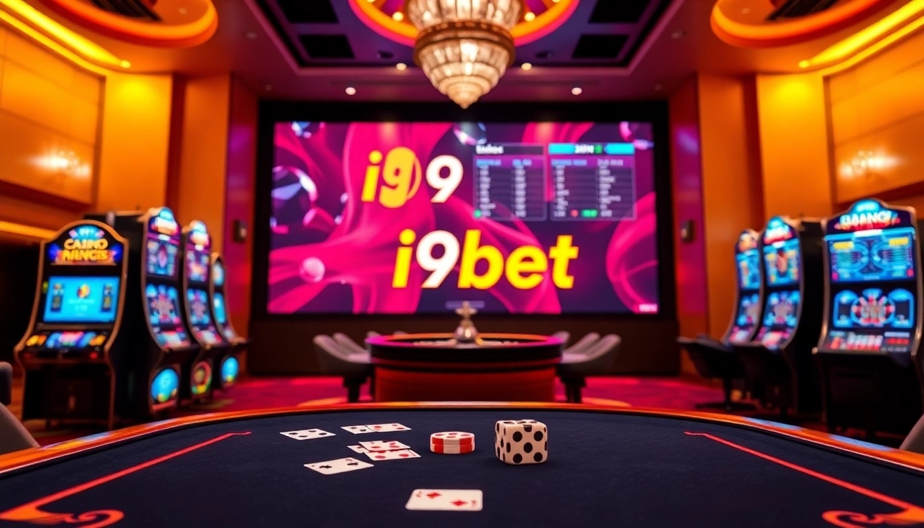 Experience the excitement of gambling with i9bet's vibrant casino interface and dynamic gaming elements.