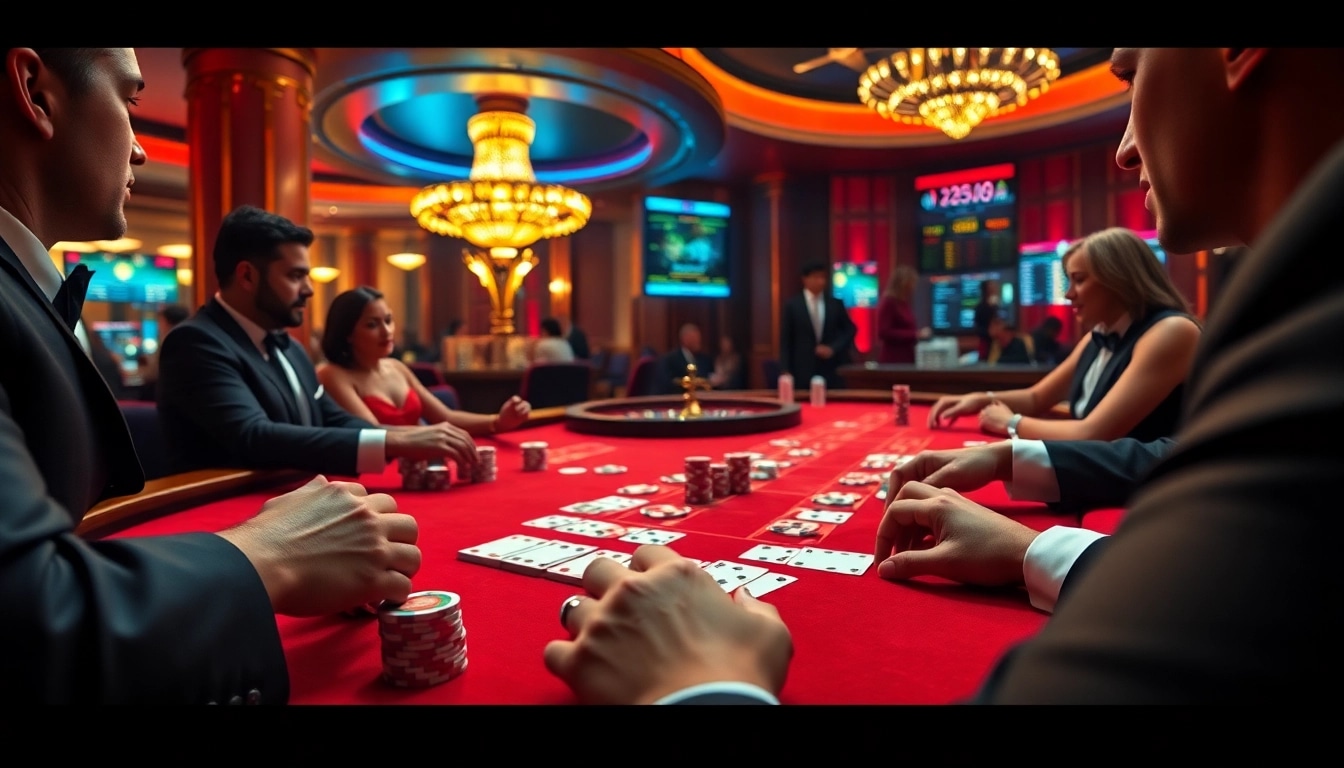 Experience high-stakes excitement at a baccarat table with link lc88 strategies.