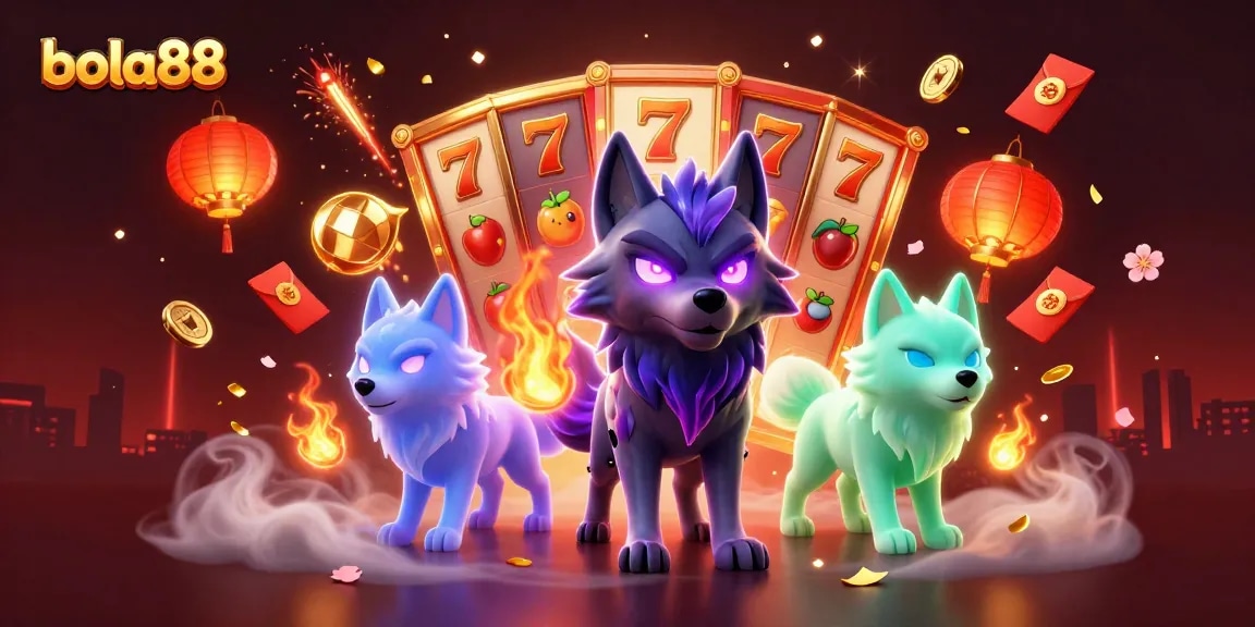 Bola88 captivates players with jackpot slots and engaging gameplay in an inviting casino scene.