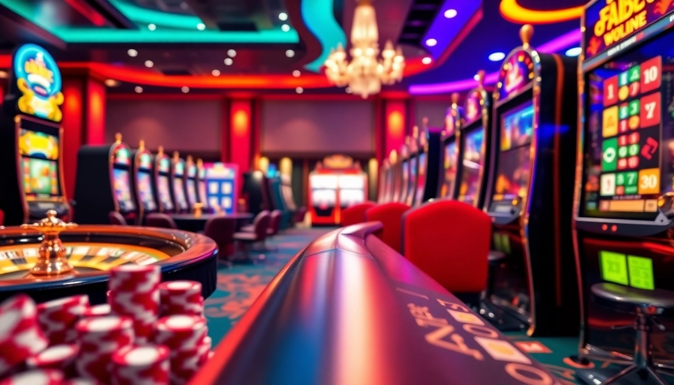 Experience the excitement of online gambling at f8bet trang chủ with vibrant casino visuals.