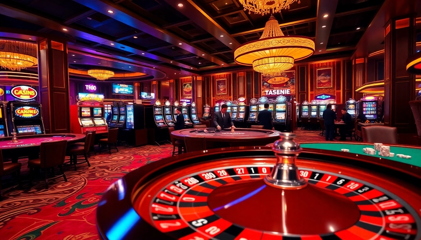 Engage in a thrilling game at the TR88 casino, featuring vibrant tables and exciting gameplay.