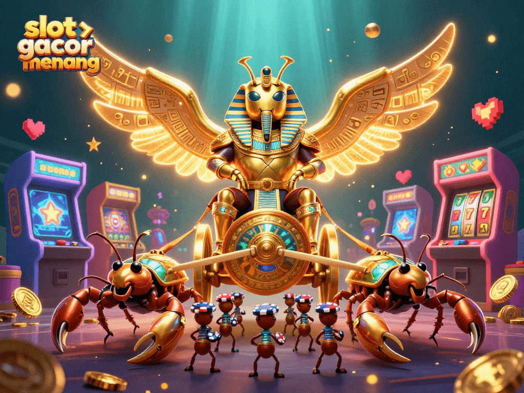 Experience the thrill of slot gacor gampang menang with high RTP, golden beetles, and exciting gameplay!