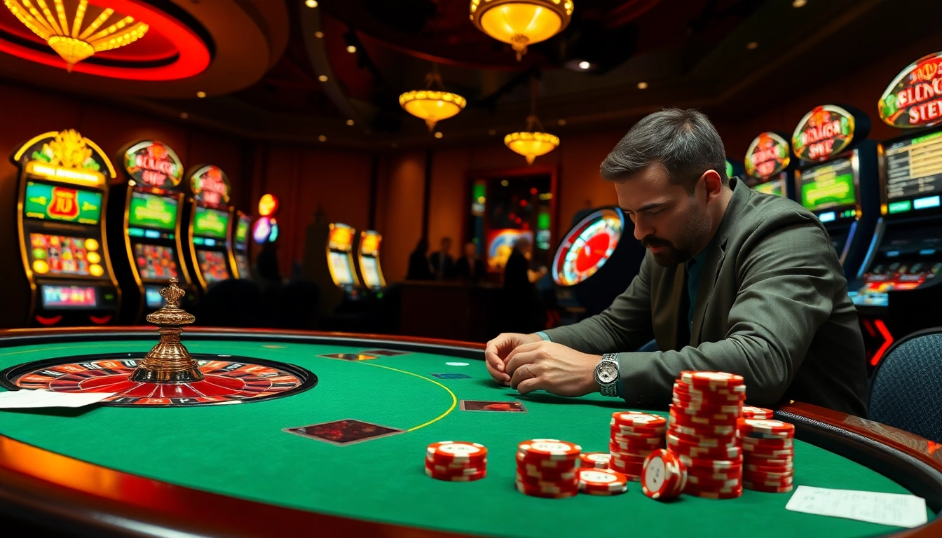 The hidden wiki 2026 inspires a thrilling casino scene with poker tables, dice, and slot machines.