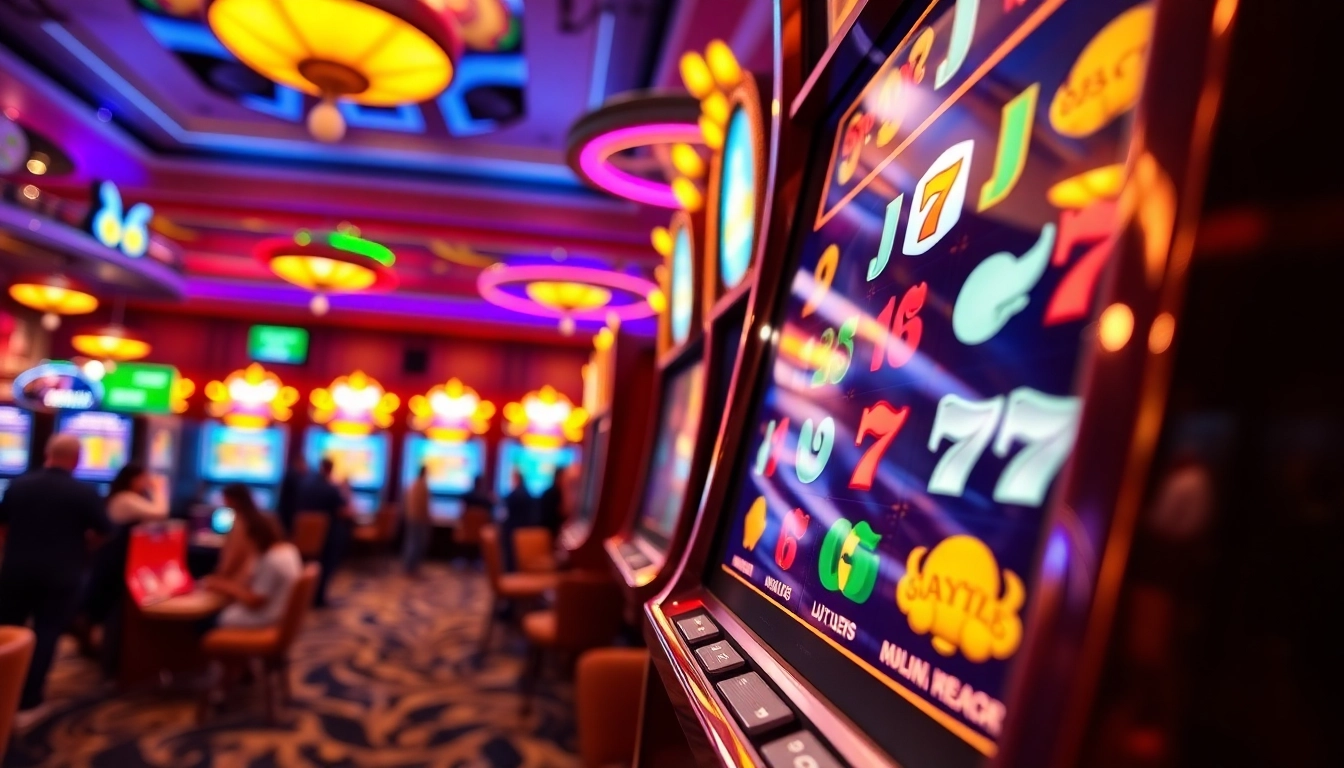 Menangkan slot gacor di mesin slot dengan grafik dinamis di kasino yang ramai