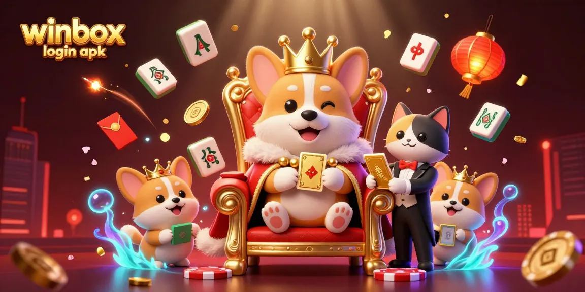 Experience the excitement of winbox login apk with this vibrant 3D casino scene filled with action.
