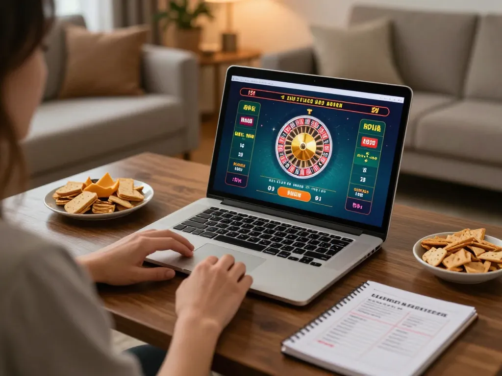 Experience bem88 live casino action at home, enjoying a relaxed online gaming session with betting strategies.