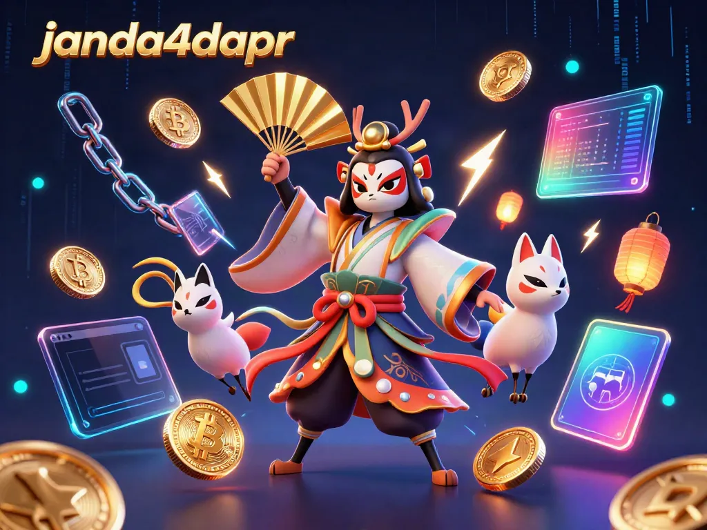 Mengalami permainan imersif di janda4dapr, dengan elemen digital berkilau dan karakter menarik.