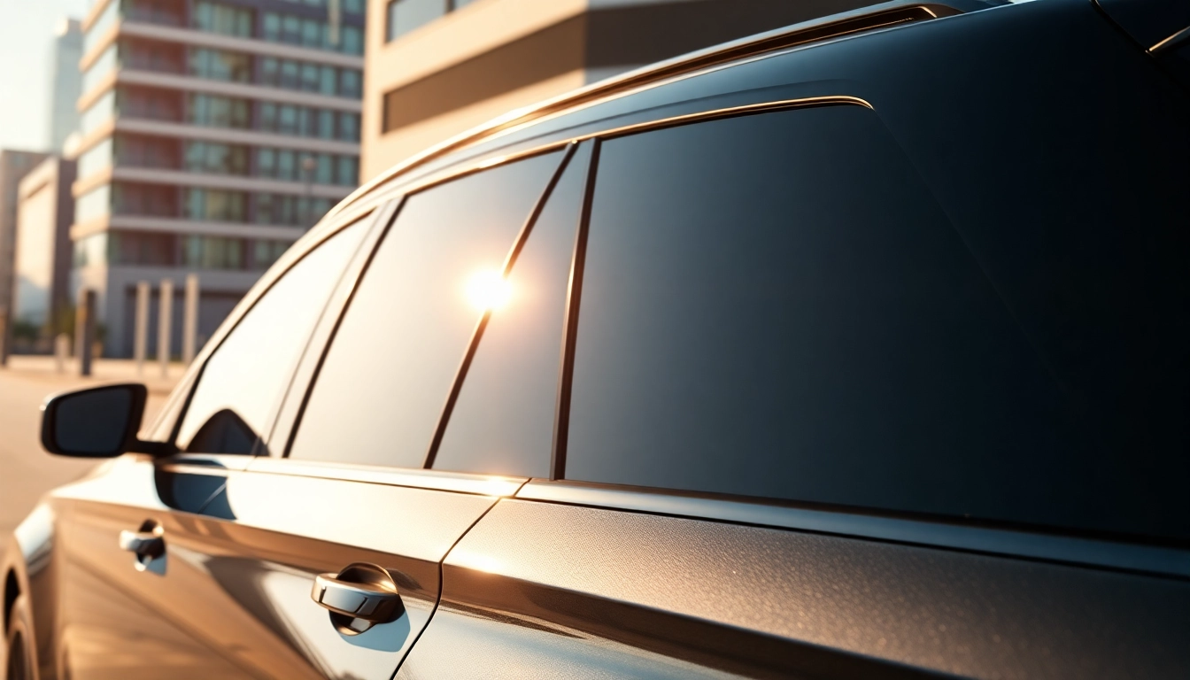 Enhance your vehicle's appearance and comfort with ceramic window tint, showcasing sleek aesthetics and UV protection.