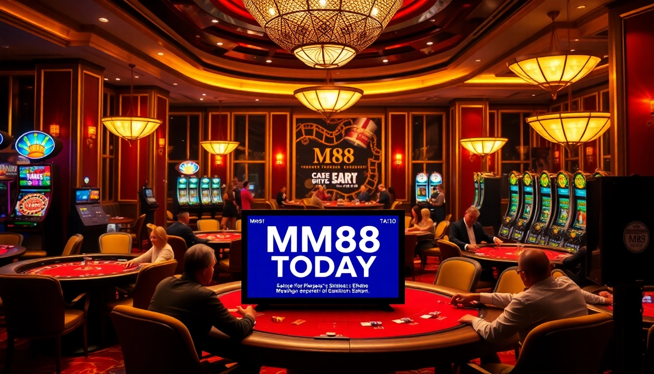 Experience the excitement of MM88 TODAY with thrilling casino games and vibrant atmosphere.