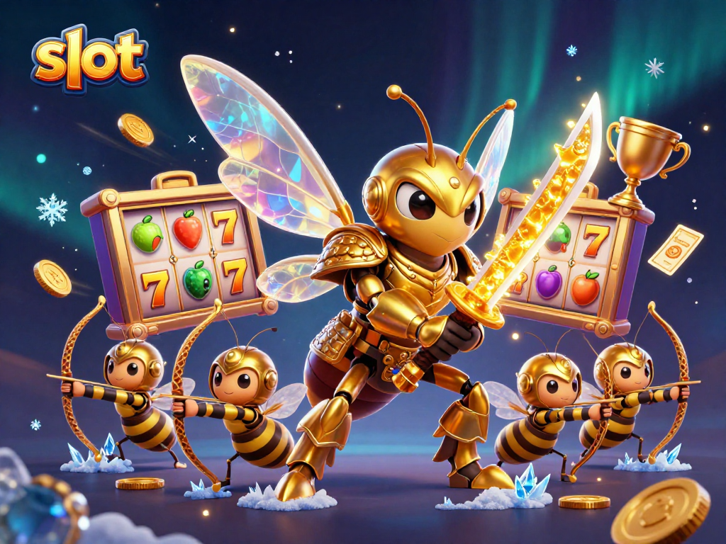 Experience thrilling slot gameplay with a vibrant scene of spinning reels and dynamic characters.