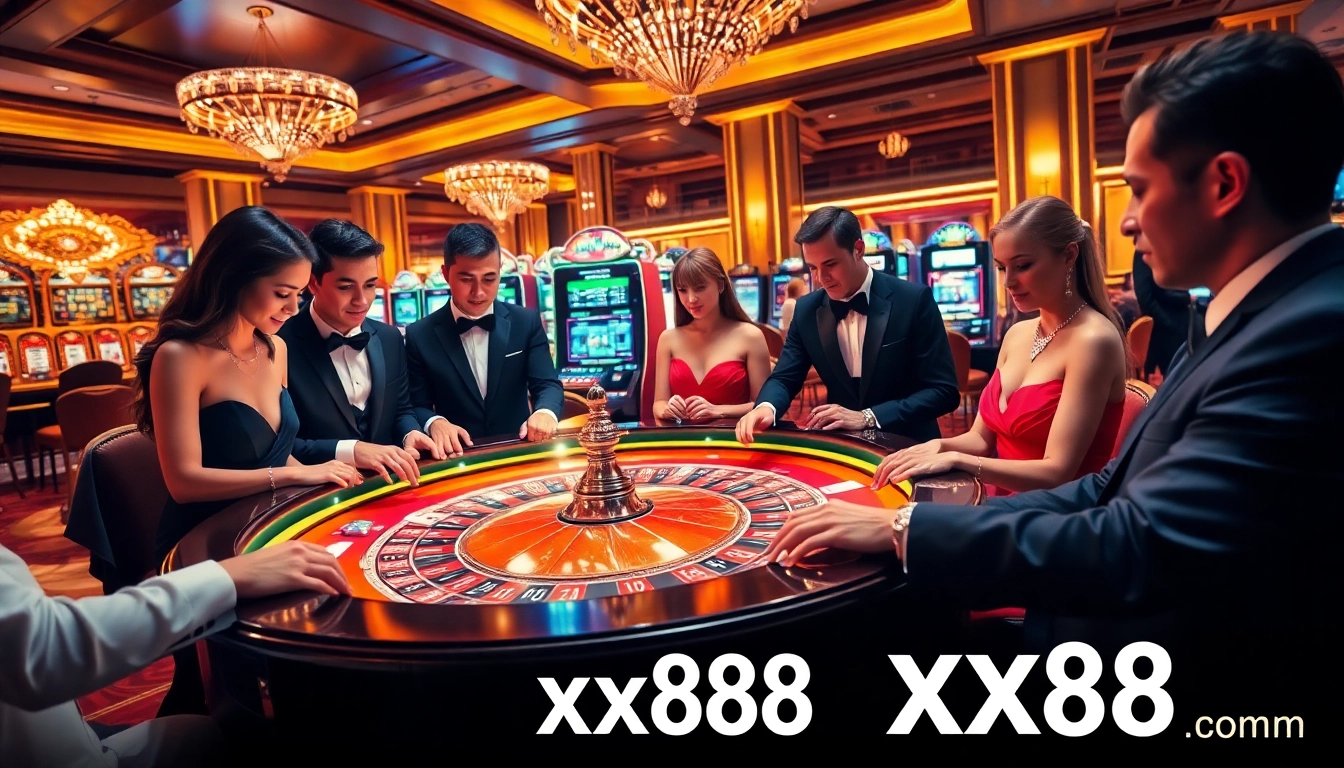 Experience thrilling gameplay at xx88 com with luxurious casino vibes and engaging players.