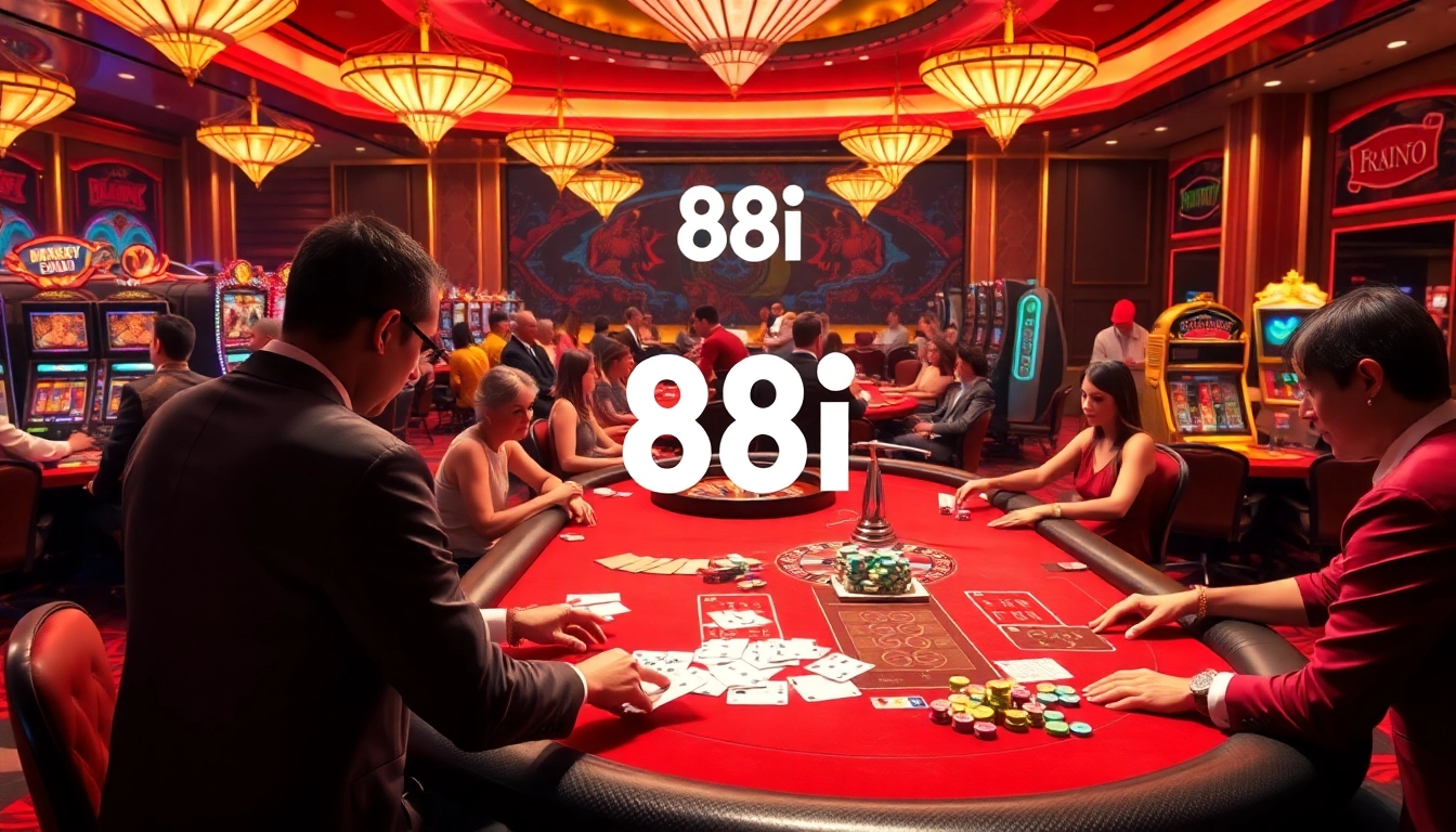 Experience tabletop excitement at 88i with vibrant casino games and high-stakes wagers.