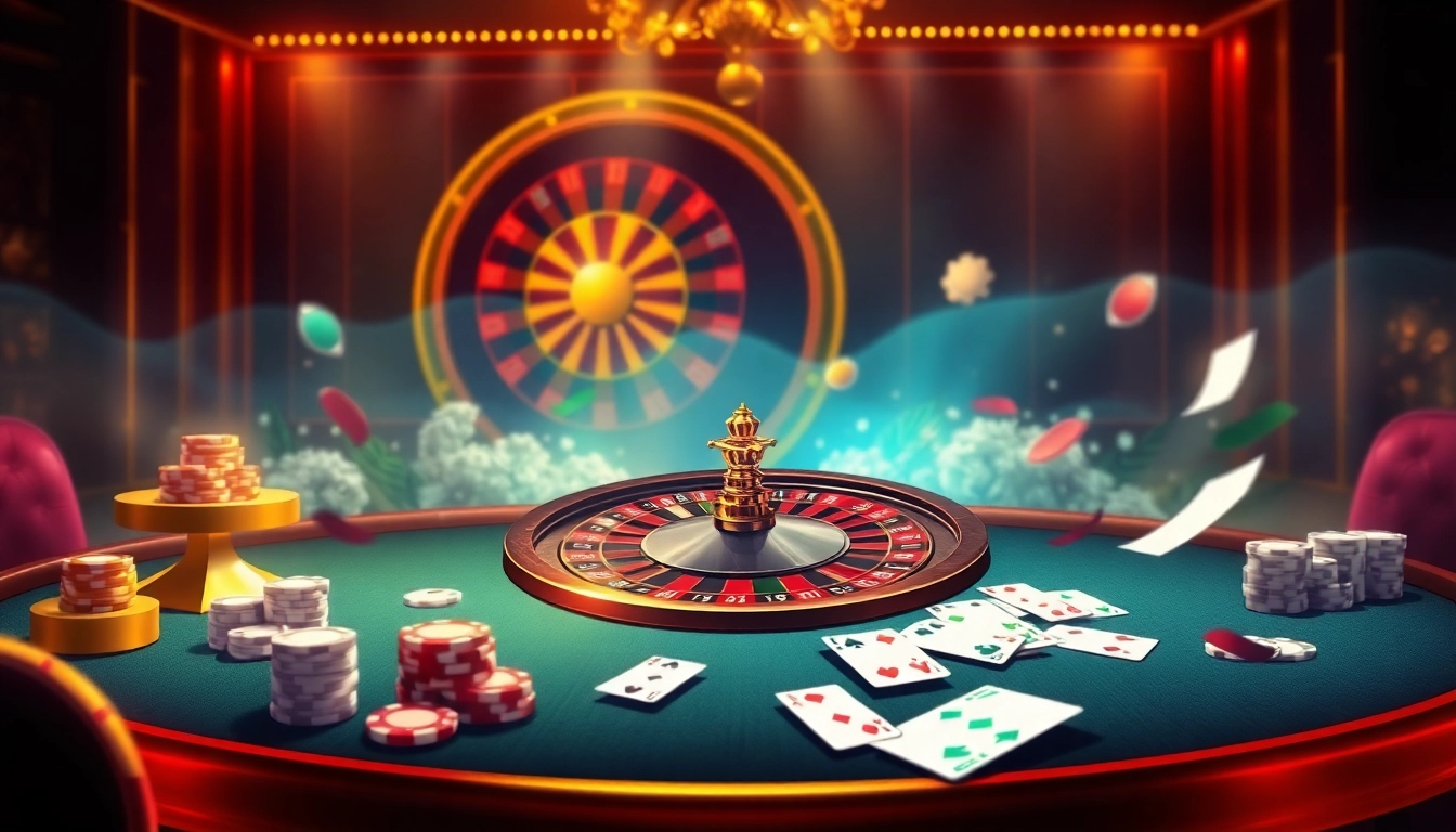 Engage with Đăng Nhập Nhà Cái 68VIP at a luxurious online casino interface filled with vibrant gaming elements.