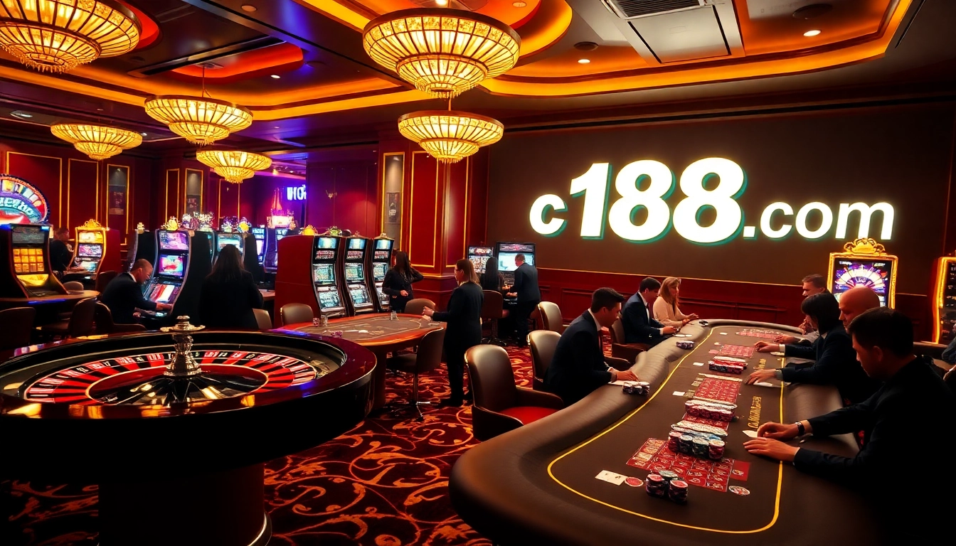 Experience thrilling gameplay at c168 com with roulette, poker, and vibrant slot machines.