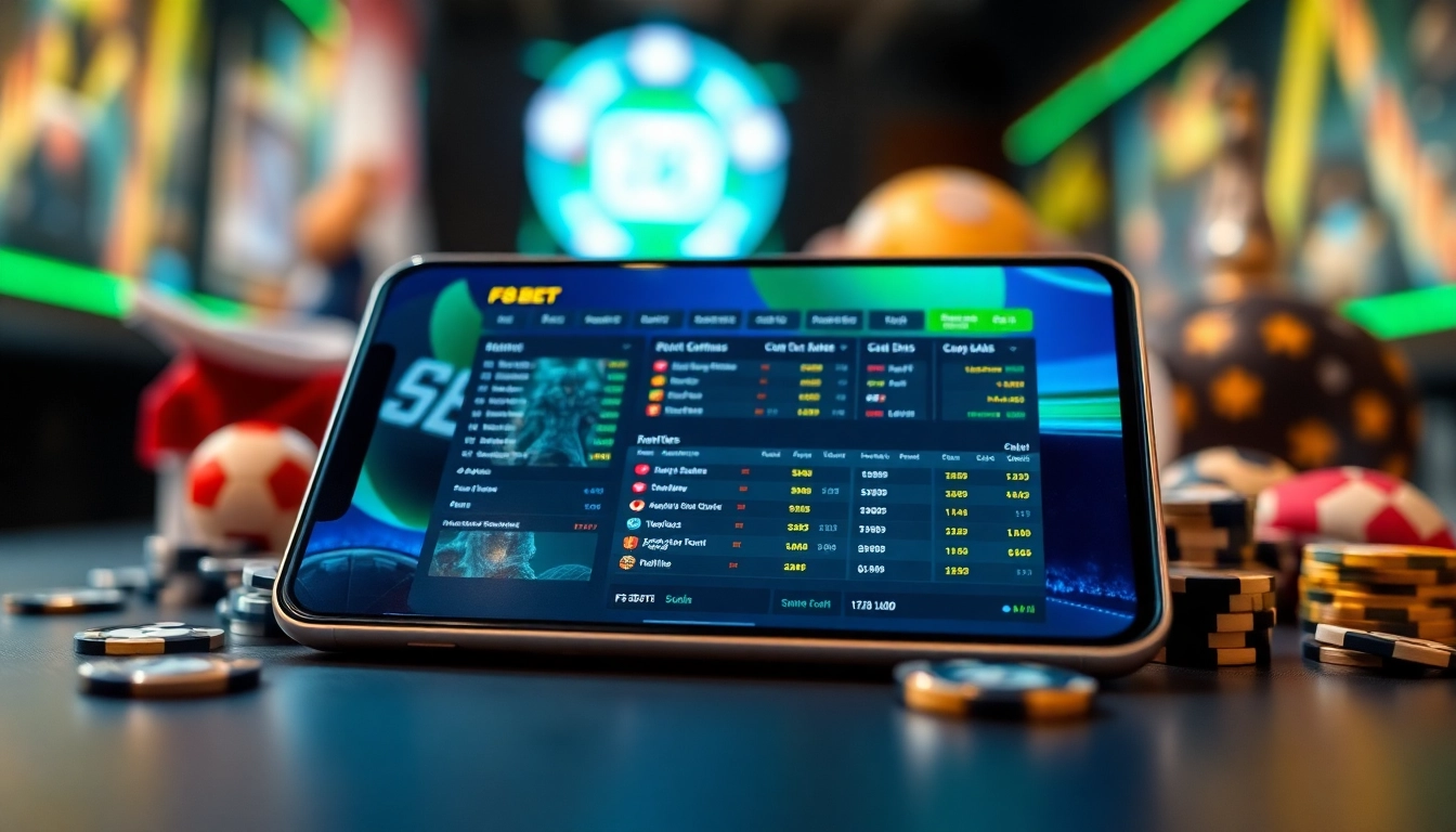 Exciting online betting interface showcasing F8 BET features and promotions.