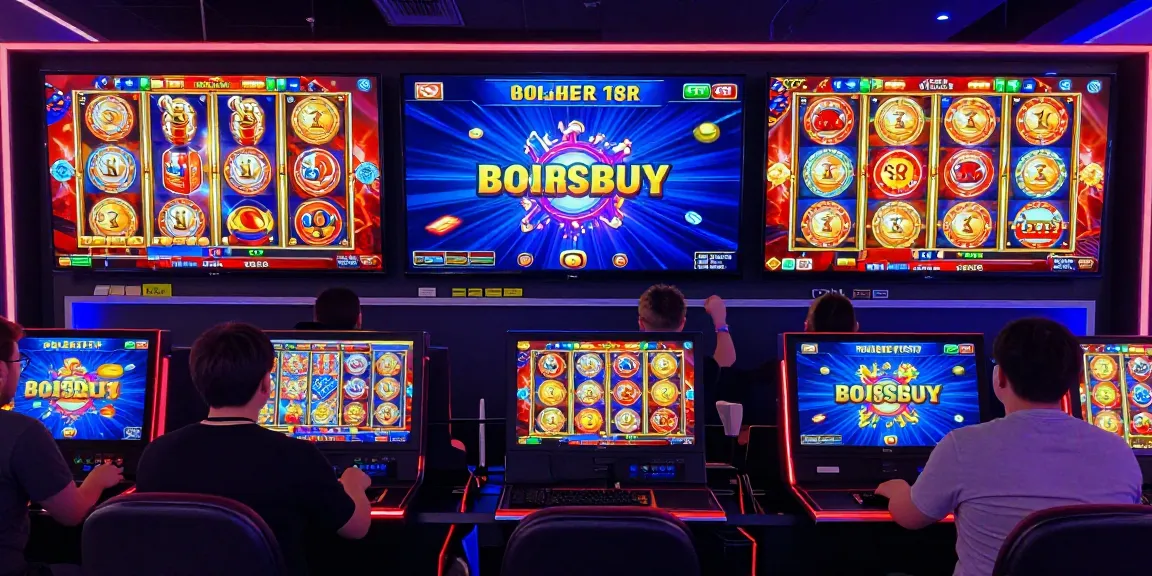 Explore the exciting world of bonus buy slots at https://crownnorthill.co.uk, with vibrant visuals of players enjoying popular game themes in an electrifying casino atmosphere.
