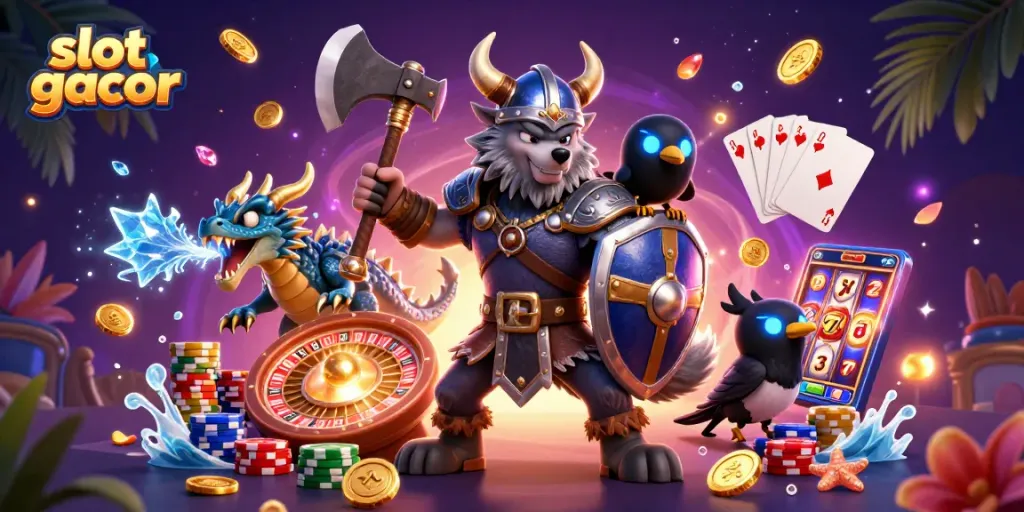 Menggunakan slot gacor untuk memainkan game menarik di kasino online.