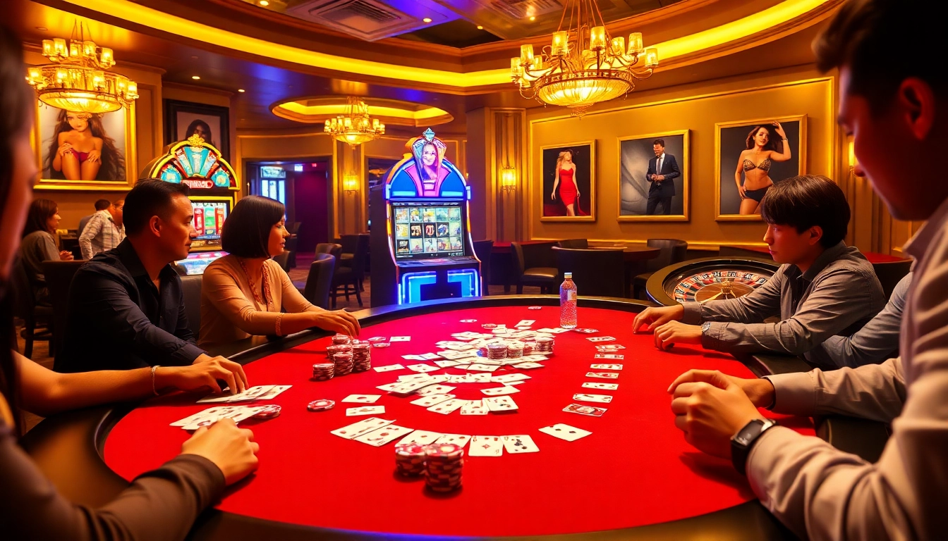 Engaging players in thrilling poker games with exciting elements of porn games.
