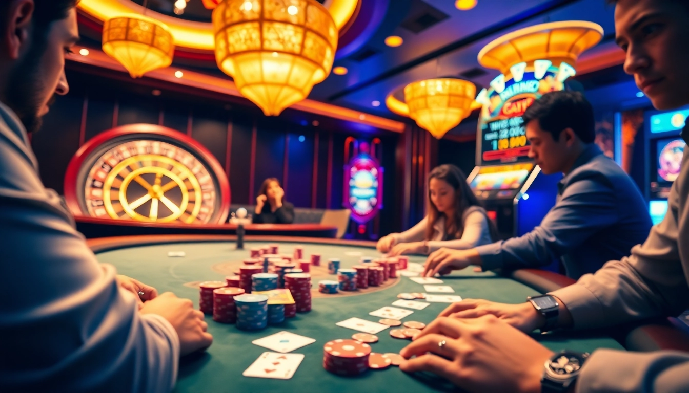 Engage with thrilling gambling action at https://18win.asia/ featuring luxurious poker tables and exciting slots.