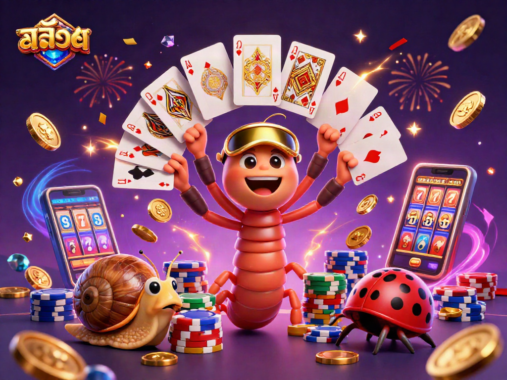 Experience winning strategies with สล็อต and vibrant casino characters in an action-packed scene.
