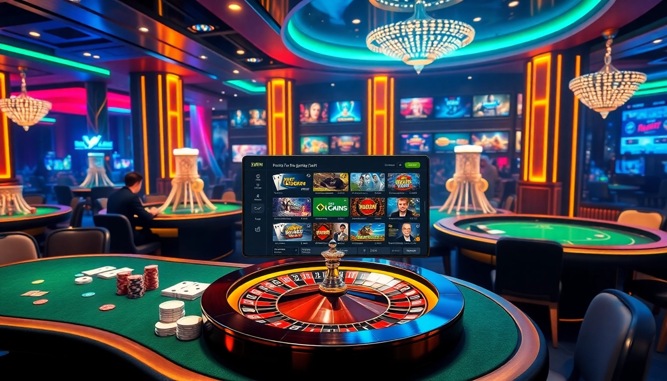 Engaging players at casino tables and online betting screens representing 33WIN 68.