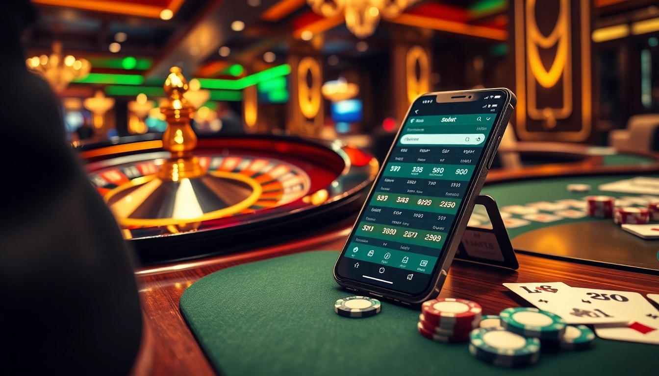 Sbobet betting interface on a luxurious roulette table, showcasing high-stakes gambling elements.
