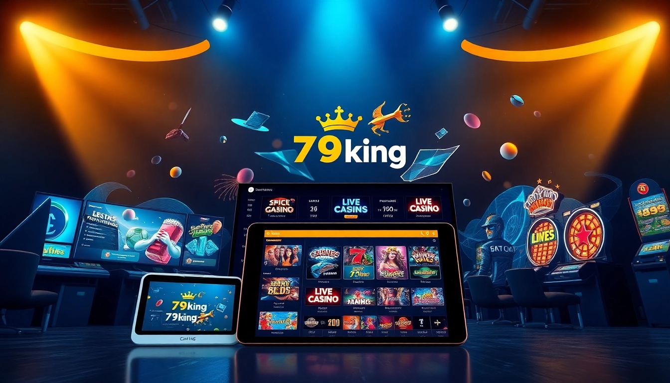 Plataforma de juegos de azar en línea emocionante 79king, mostrando una variedad de juegos.