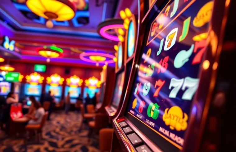 Menangkan slot gacor di mesin slot dengan grafik dinamis di kasino yang ramai