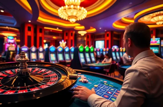 Experience the excitement of 888 new online gambling with vibrant casino visuals.