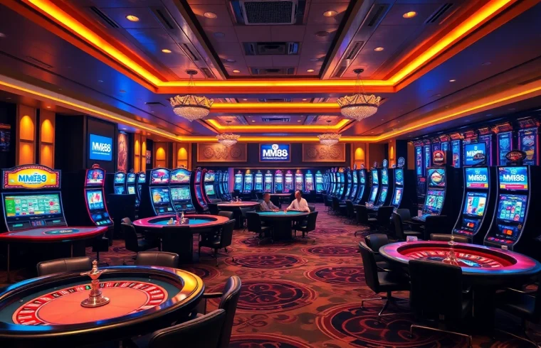 MM88 provides an exciting casino experience with vibrant slot machines and lively poker tables.