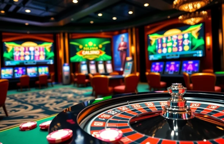 Experience the thrill of betting at 32win com with luxurious casino visuals and vibrant gaming elements.