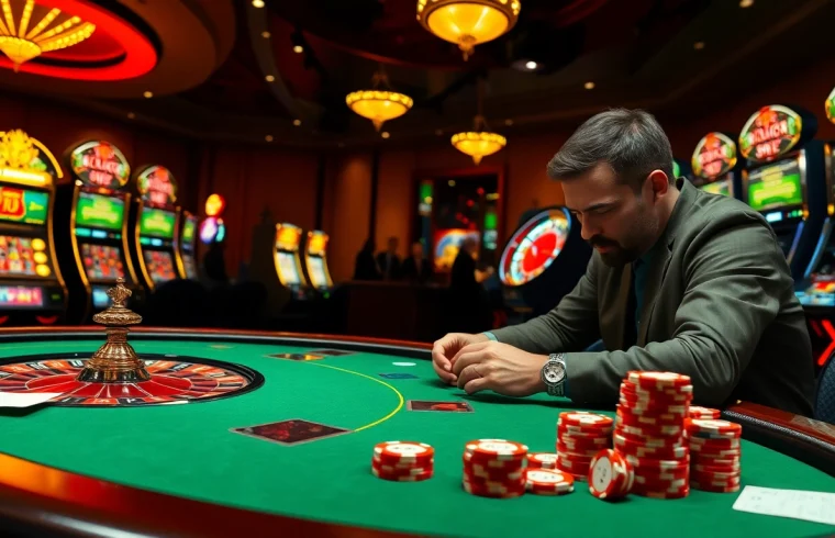 The hidden wiki 2026 inspires a thrilling casino scene with poker tables, dice, and slot machines.