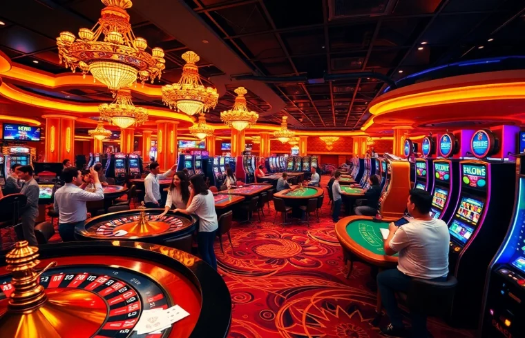 Experience the thrill of online gambling spaces with 8xbetcom.tv's vibrant casino atmosphere.